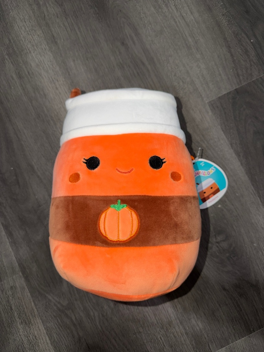 Squishmallows Orange Pumpkin Latte Plush